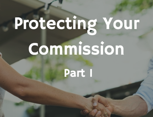 Protecting Your Commission, Part 1